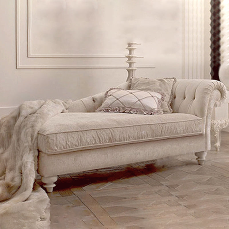 Scandinavian Upholstered Chaise Lounge Couch Fabric Chaise Lounge Chair