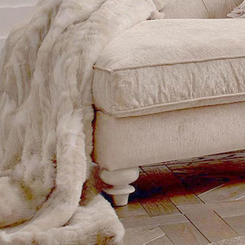 Scandinavian Upholstered Chaise Lounge Couch Fabric Chaise Lounge Chair