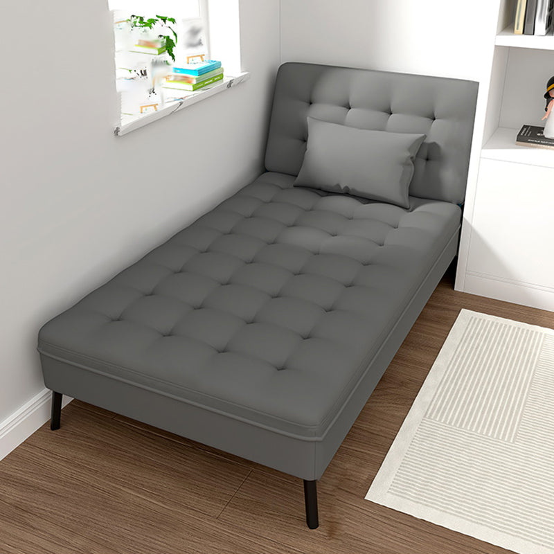 Modern Adjustable and Reclining Chaise with Pillow Standard Lounge Chair for Living Room