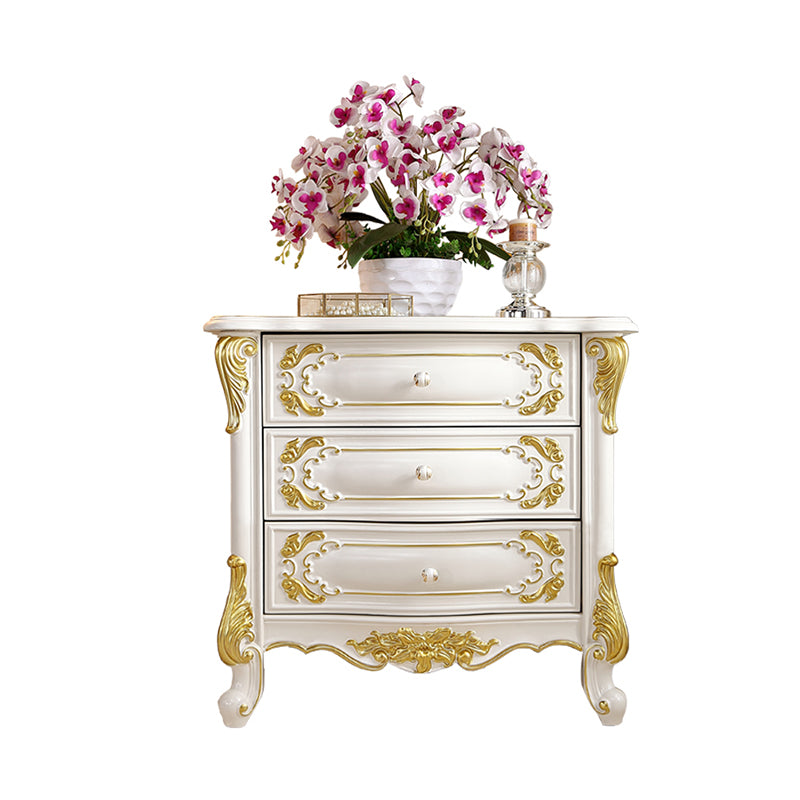 Glam Vertical Lingerie Chest Rubber Wood Storage Dresser for Home