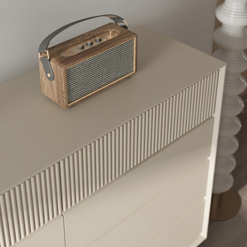 Contemporary Horizontal Double Dresser Wood Storage Dresser for Home