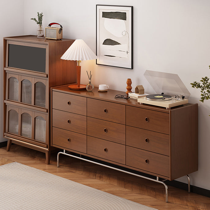 Solid Wood Storage Chest Modern Storage Chest Dresser with Drawers