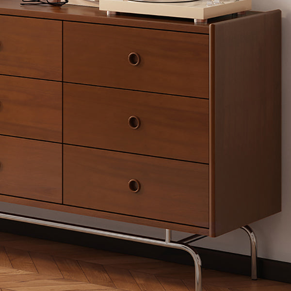 Solid Wood Storage Chest Modern Storage Chest Dresser with Drawers