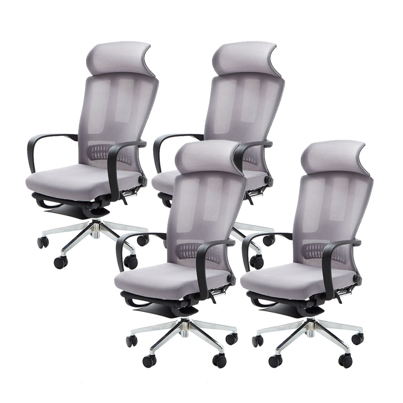 Modern Fixed Arms Managers Chair Adjustable Seat Height Desk Chair for Office