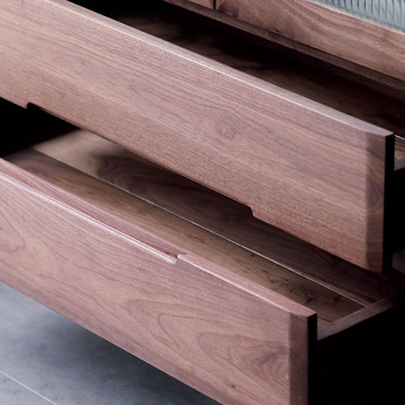 Modern Style Indoor Bookshelf Standard Solid Wood Bookcase with Shelves