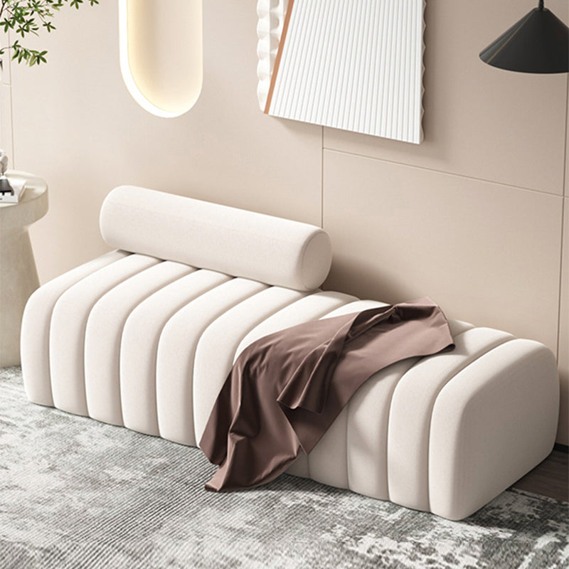 Modern Entryway and Bedroom Bench Backless Seating Bench with Upholstered