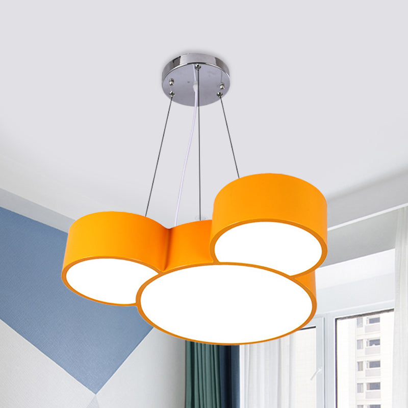 Luz de techo simple del ratón, Luz LED incorporada del jardín de infantes acrílico, azul / verde / rojo