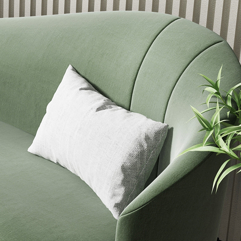 Glam Chaise Lounge Couch Rolled Arm Chaise Lounge for Bedroom