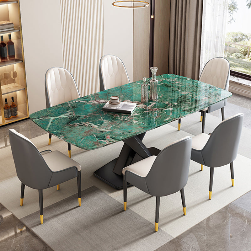 Pedestal Dining Table Modern Dining Table for Kitchen Dining Room