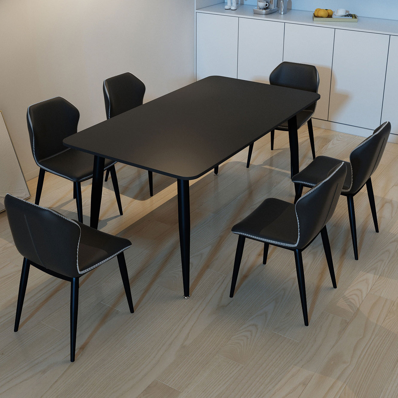 4 Legs Dinner Room Kitchen Table Rectangle Dining Room Table