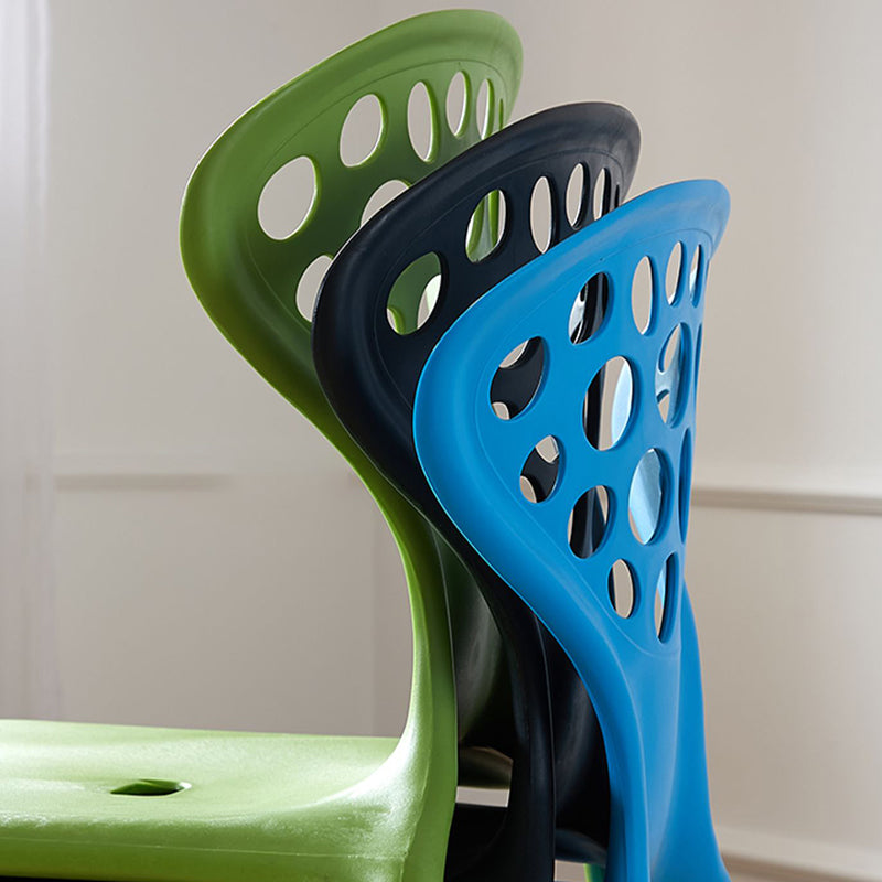 Nordic Armrest Backrest Acrylic Chair with Acrylic Legs for Dining Room
