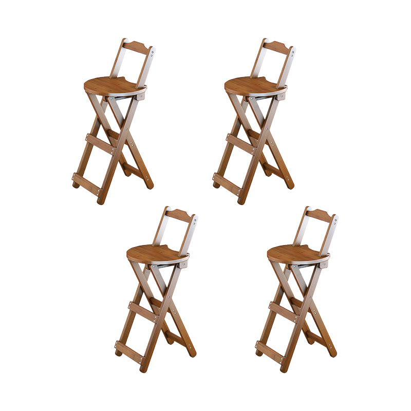 Contemporary Counter Chair Armless Counter-height Stool for Living Room