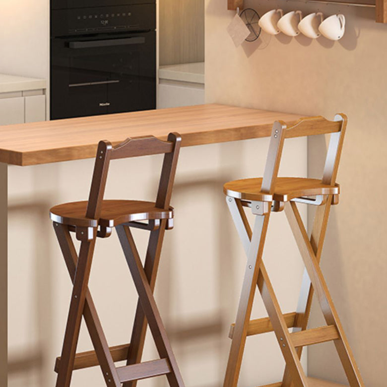 Contemporary Counter Chair Armless Counter-height Stool for Living Room
