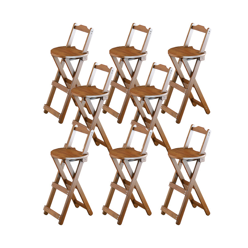 Contemporary Counter Chair Armless Counter-height Stool for Living Room