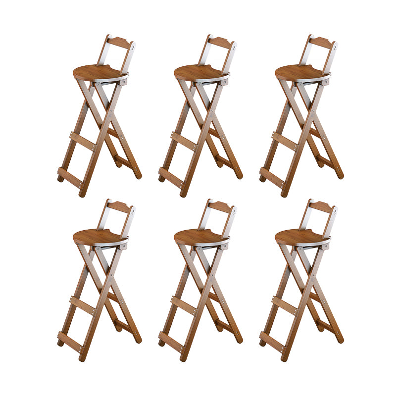 Contemporary Counter Chair Armless Counter-height Stool for Living Room