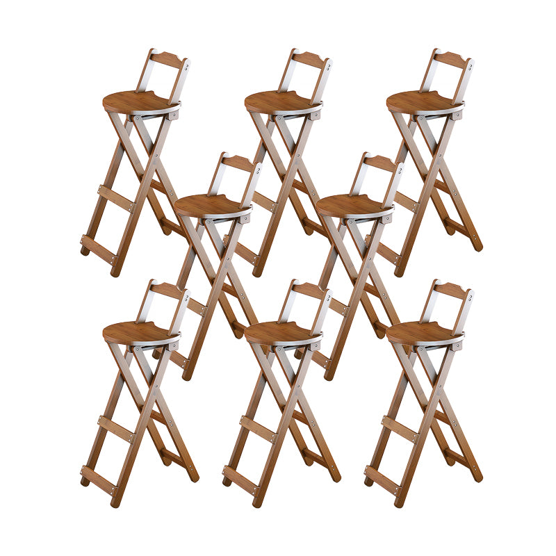 Contemporary Counter Chair Armless Counter-height Stool for Living Room