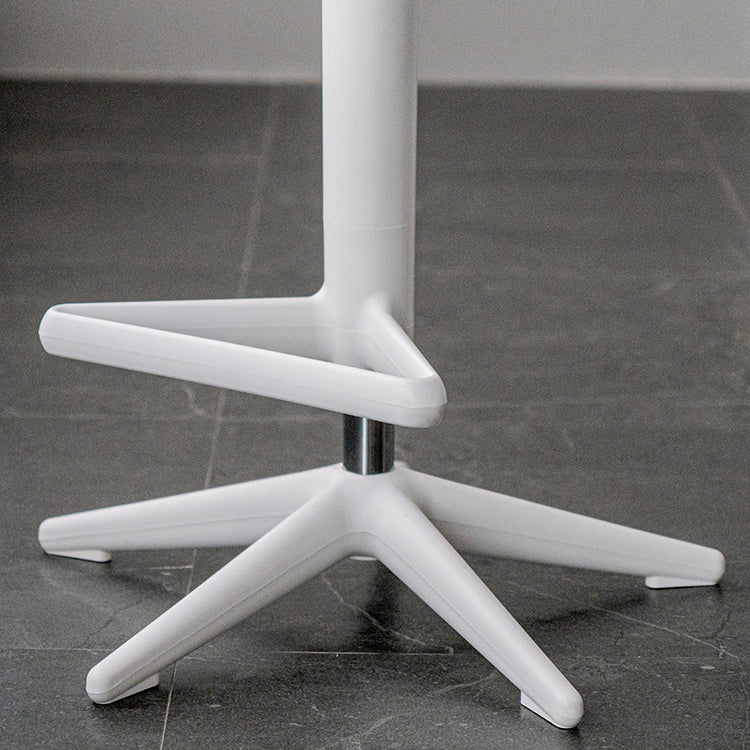 Plastic Counter Height Stools with Footrest Modern Counter Chair
