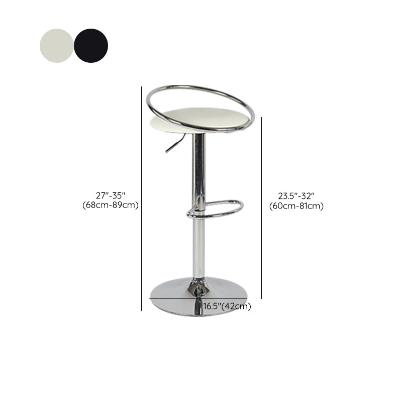 Contemporary Counter Height Stools Adjustable Bar and Counter Stool