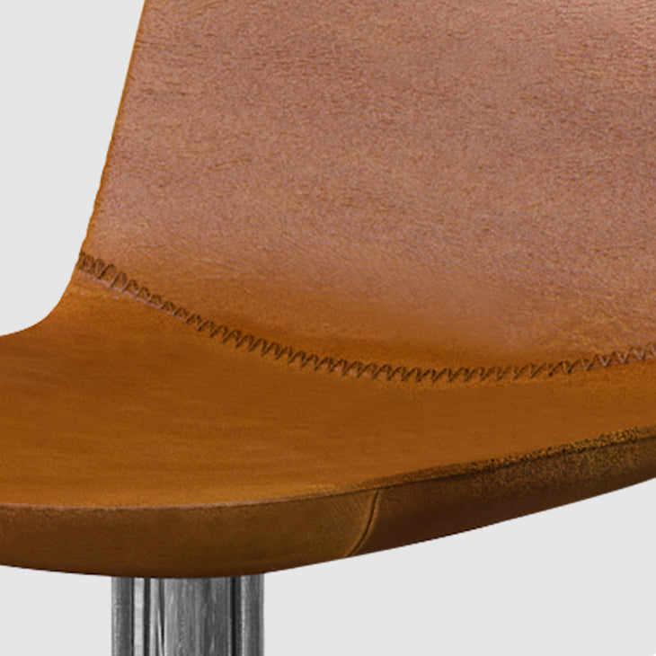 Low Back Adjustable Height Swivel Armless Bar Stool with Footrest