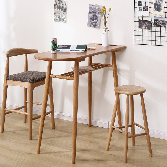 Modern Counter-height Pub Table Solid Wood Counter Height Dining Table