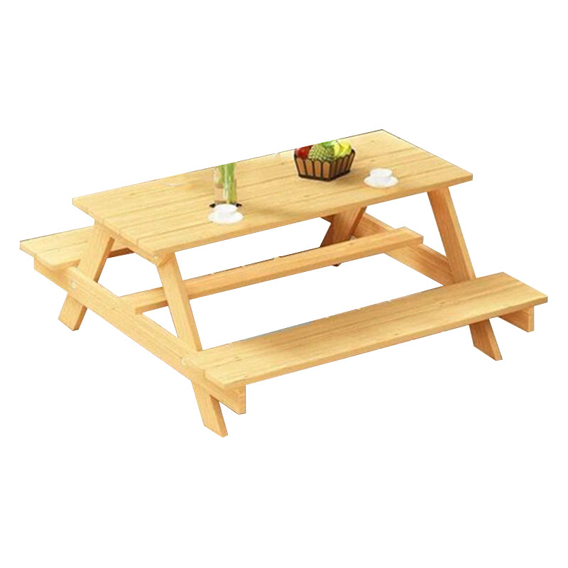 Contemporary Rectangle Patio Table Water Resistant Coffee Table