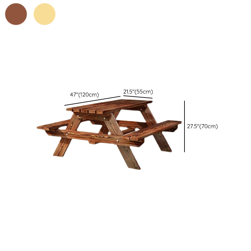 Contemporary Rectangle Patio Table Water Resistant Coffee Table