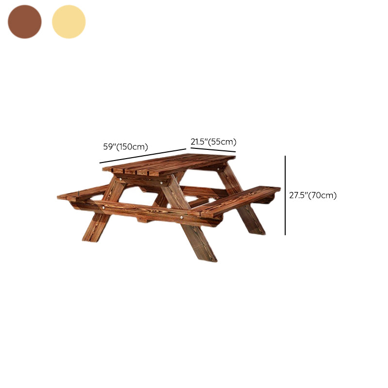 Contemporary Rectangle Patio Table Water Resistant Coffee Table