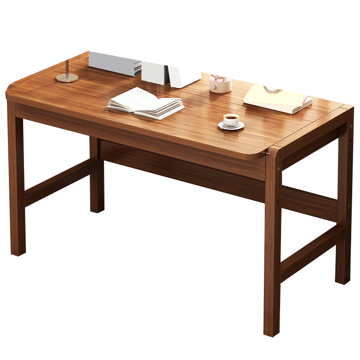 Study Desk with Storage Drawer Wooden Multifunctional Lifting Home with Storage Shelves