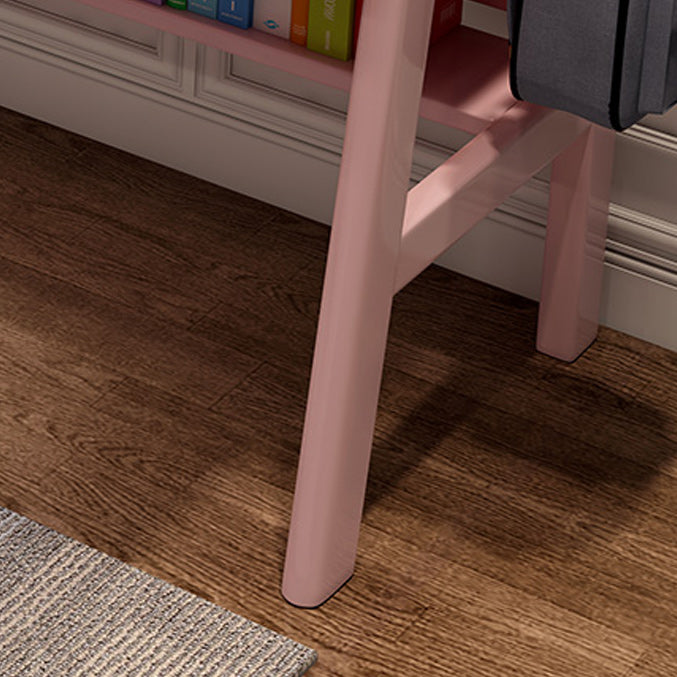 Contemporary Student Table in Solid Wood with Side Storage Hook