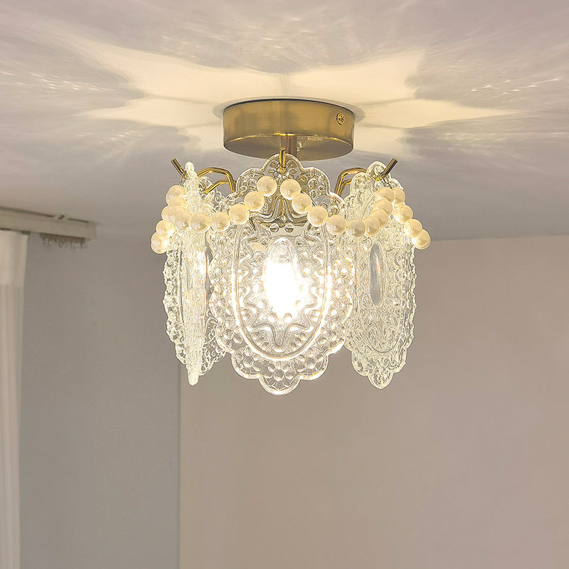 Contemporary Flush Mount Light Creative Glass Flush Mount Ceiling Light Fixture