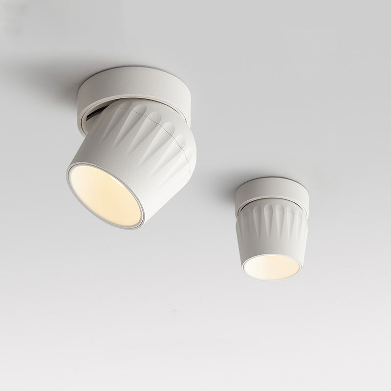 1 Light Cylinder Flush Light Simplicity Metal Flush Mount Lights