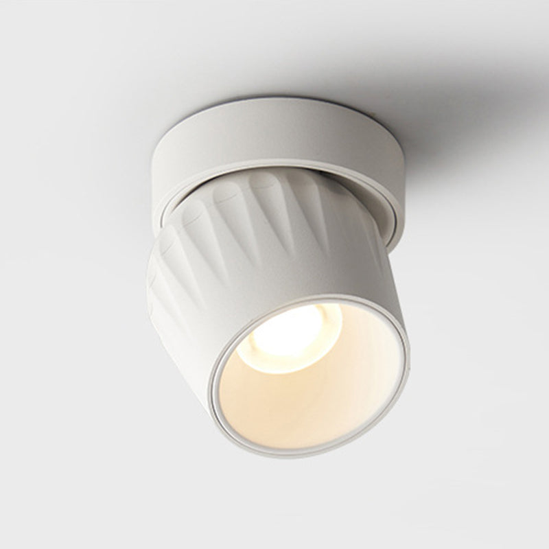 1 Light Cylinder Flush Light Simplicity Metal Flush Mount Lights