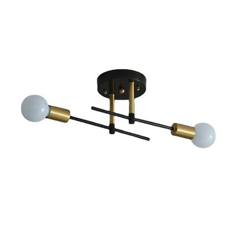 Industrial Ceiling Light Simplicity Flush Mount Light Fixture for Bedroom