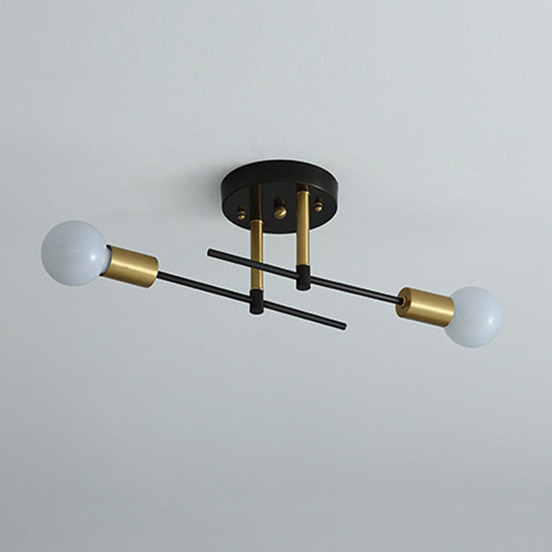 Industrial Ceiling Light Simplicity Flush Mount Light Fixture for Bedroom