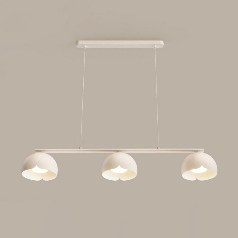 Modernism 3-Light Kitchen Island Lighting White Island Pendant Lighting for Kitchen