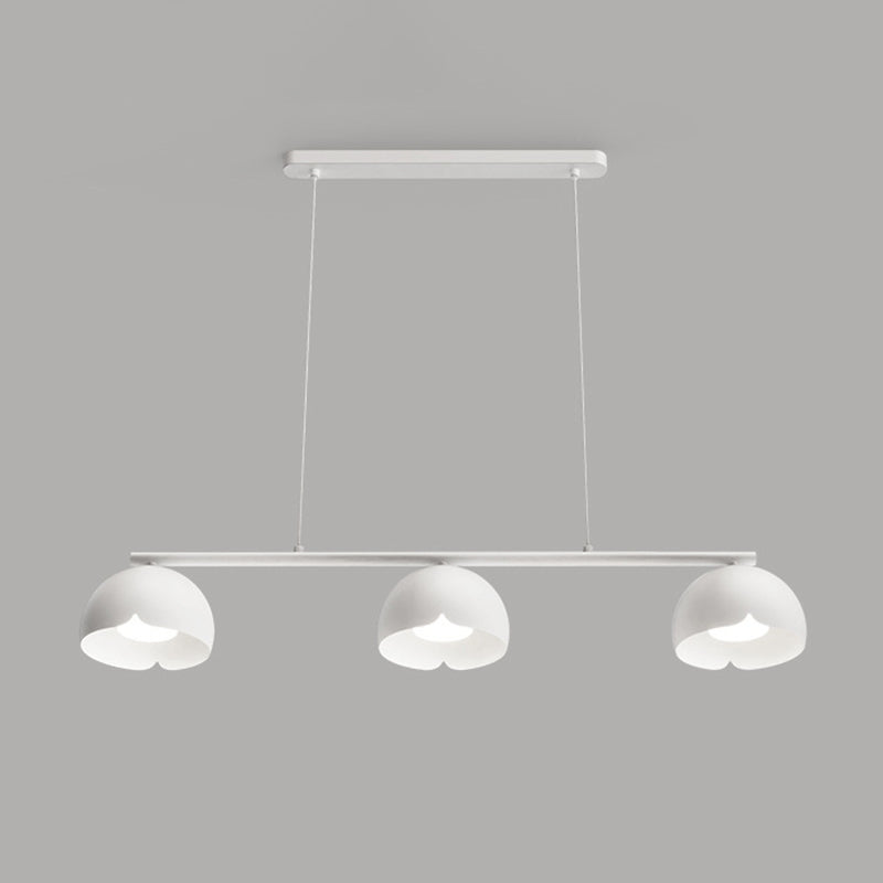 Modernism 3-Light Kitchen Island Lighting White Island Pendant Lighting for Kitchen