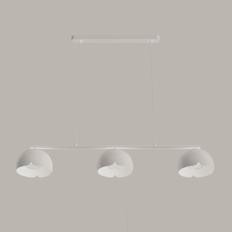 Modernism 3-Light Kitchen Island Lighting White Island Pendant Lighting for Kitchen