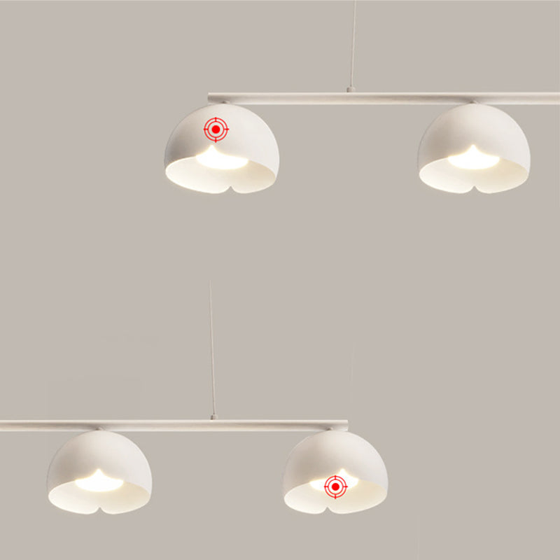 Modernism 3-Light Kitchen Island Lighting White Island Pendant Lighting for Kitchen
