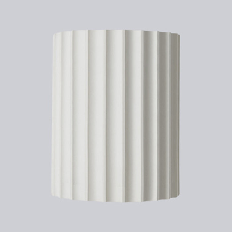 Half Cylinder Shape Resin Wall Sconces Modern 2-Lights Wall Mount Light Fixture