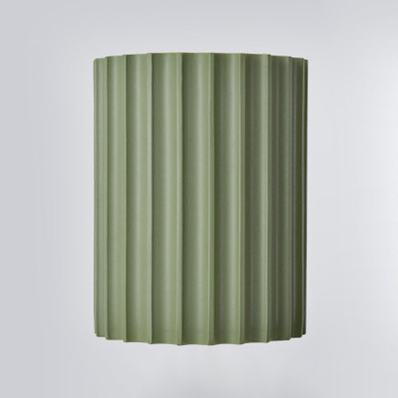Half Cylinder Shape Resin Wall Sconces Modern 2-Lights Wall Mount Light Fixture