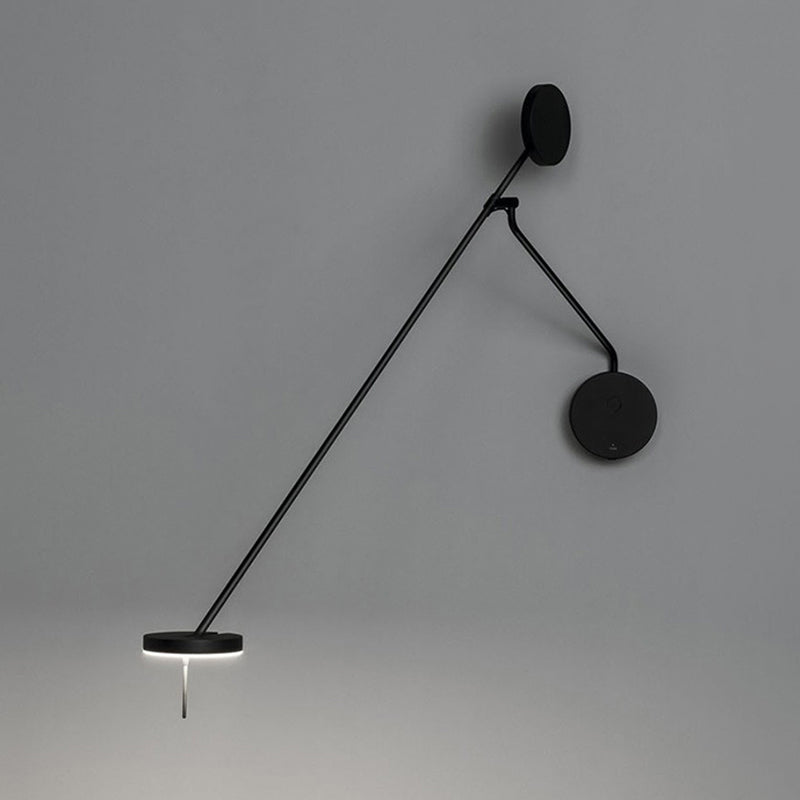 Metal Wall Mounted Sconce Industrial Black Wall Lights for Bedroom