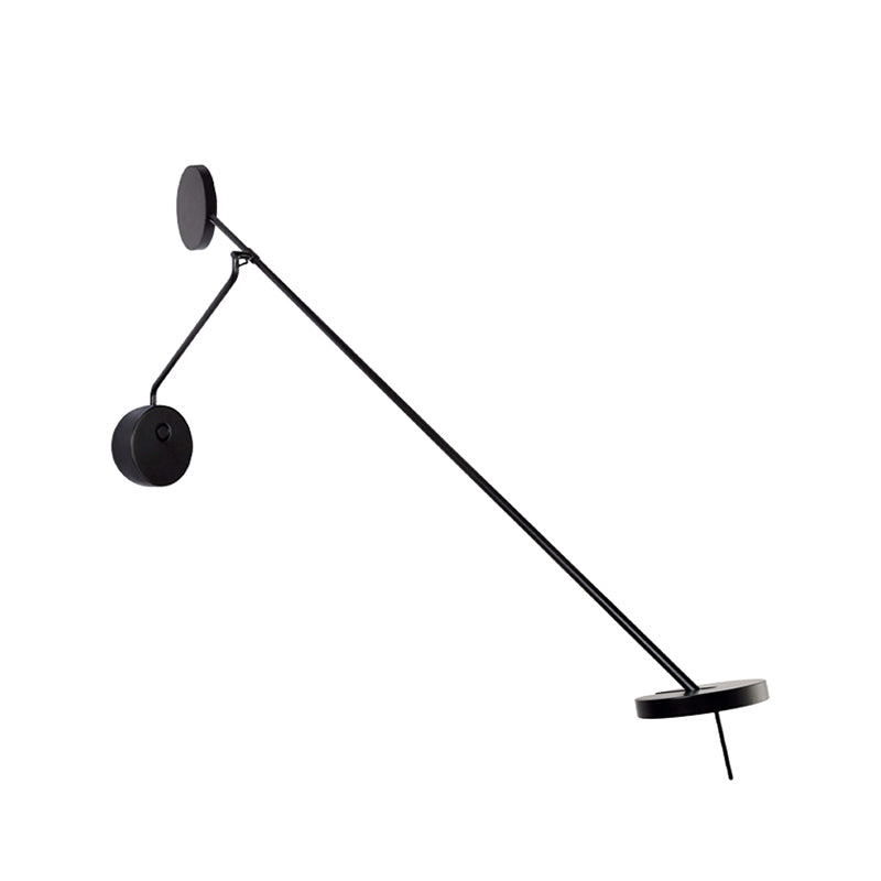 Metal Wall Mounted Sconce Industrial Black Wall Lights for Bedroom