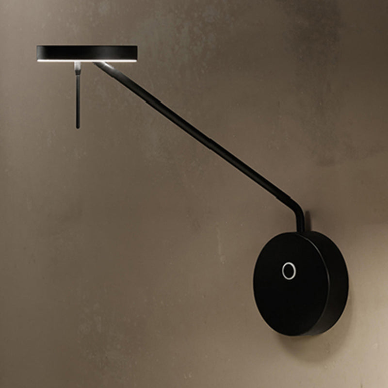 Metal Wall Mounted Sconce Industrial Black Wall Lights for Bedroom