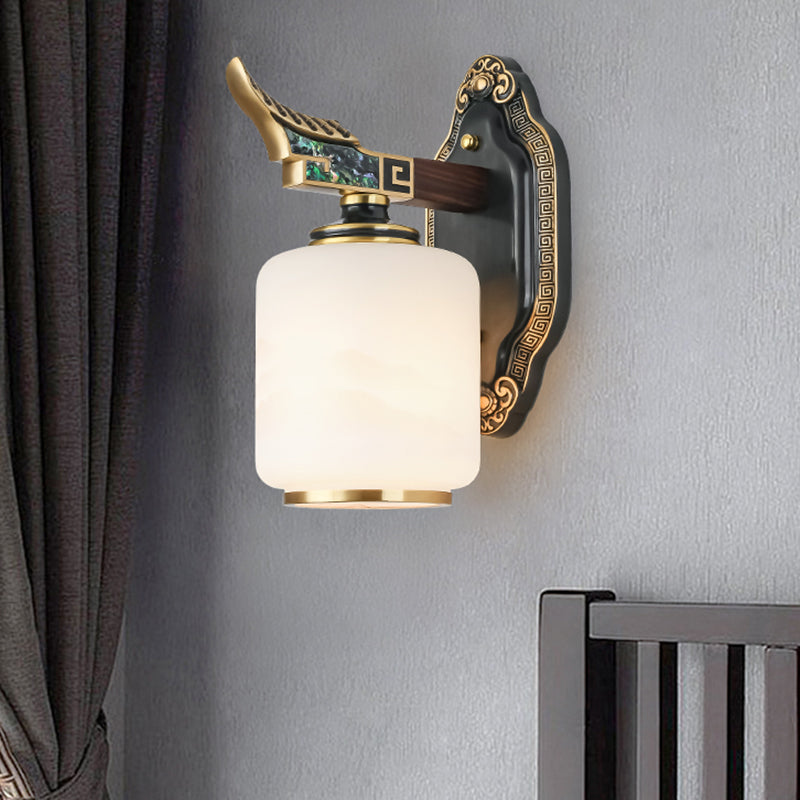 Glass Shade Wall Mounted Light Fixture Modernism Wall Mounted Sconce