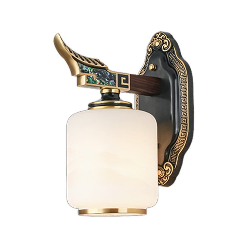 Glass Shade Wall Mounted Light Fixture Modernism Wall Mounted Sconce