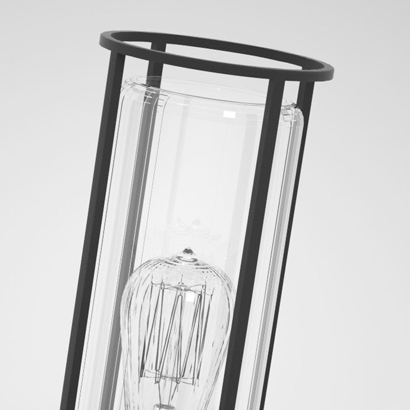 Black Wall Sconce Contemporary Sconce Light Fixture for Courtyard