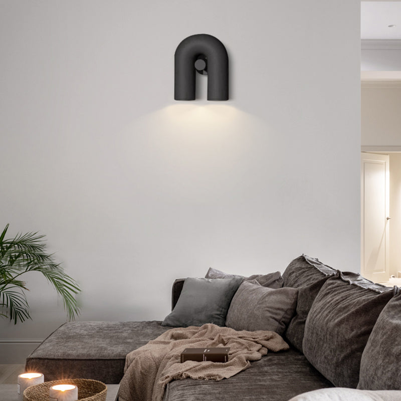 Modernist Wall Sconce U Shape Wall Light Fixture for Bedroom