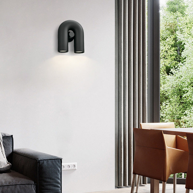 Modernist Wall Sconce U Shape Wall Light Fixture for Bedroom