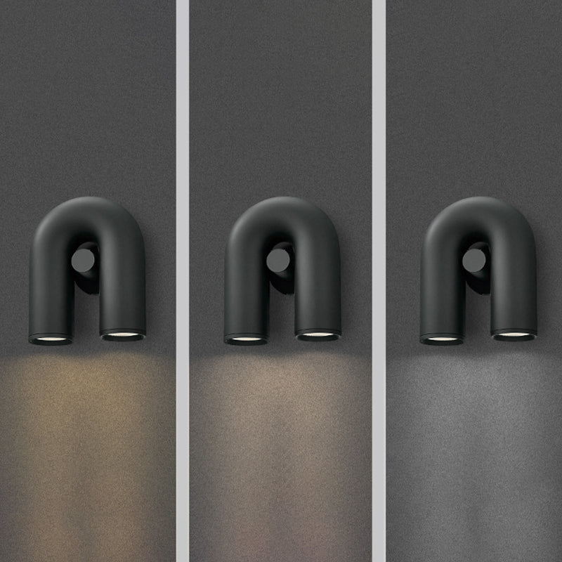 Modernist Wall Sconce U Shape Wall Light Fixture for Bedroom