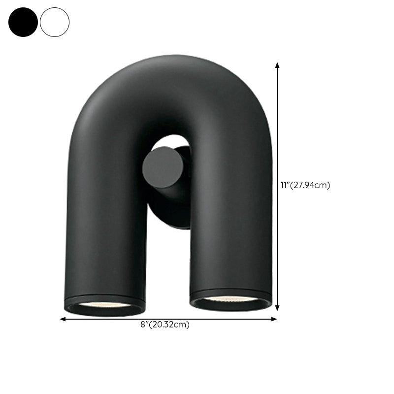 Modernist Wall Sconce U Shape Wall Light Fixture for Bedroom